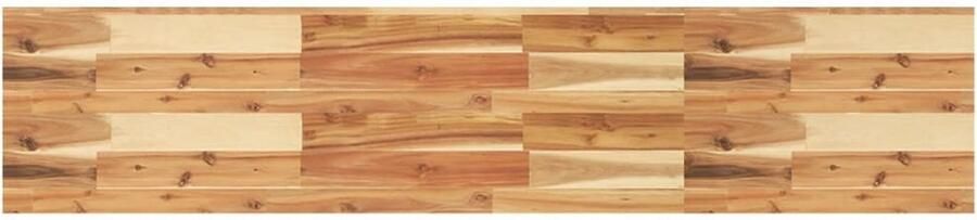 The Living Store Acaciahouten Tafelblad 140 x 30 x 4 cm Onbehandeld massief hout Tafelblad Acacia Hout Rechte Tafel Eetkamertafel Salontafel - Foto 2