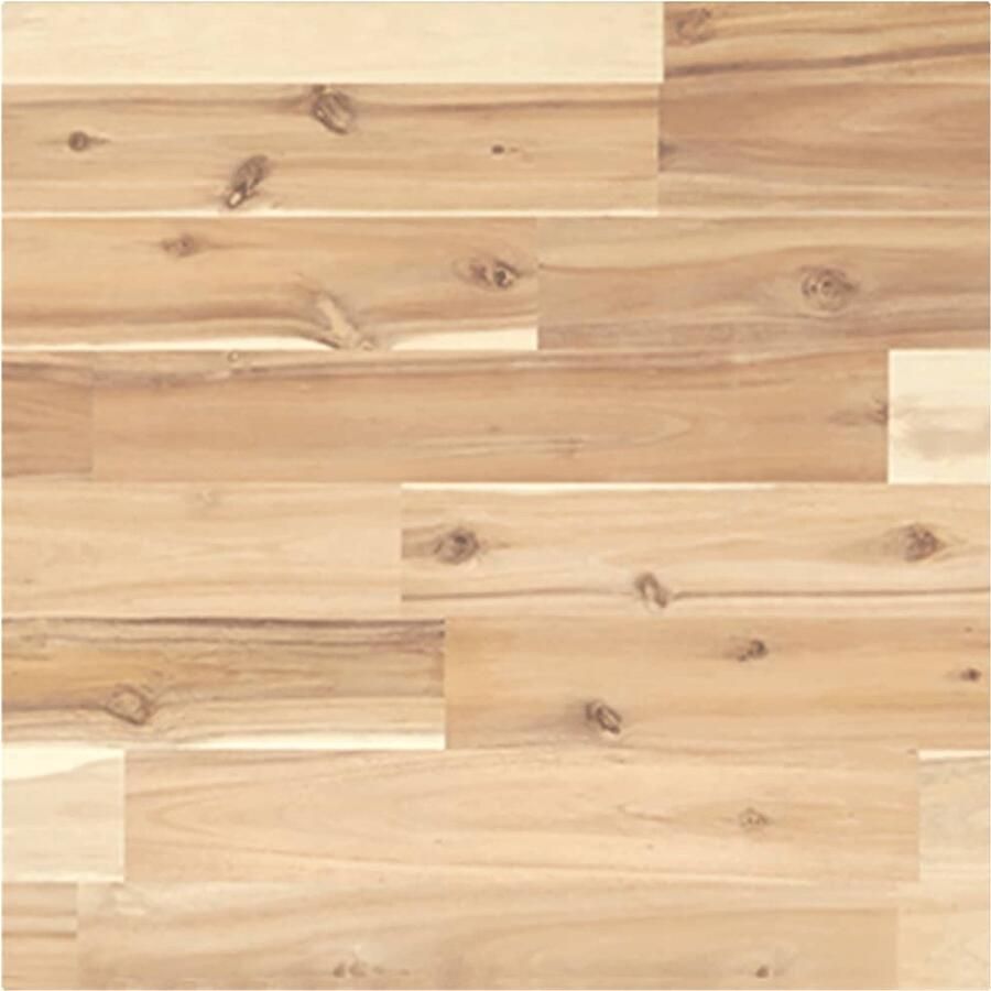 The Living Store Acaciahouten Tafelblad 40 x 40 x 4 cm Onbehandeld Tafelblad Acacia Houten Tafelblad Onbewerkt Vintage Tafelblad Industrieel Tafelblad - Foto 2