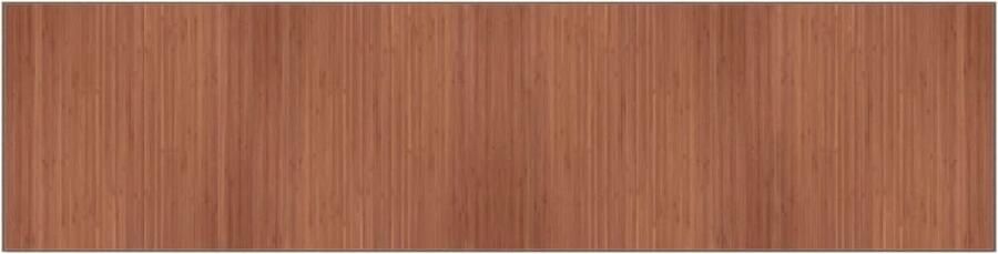 VidaXL -Vloerkleed-rechthoekig-100x400-cm-bamboe-bruin