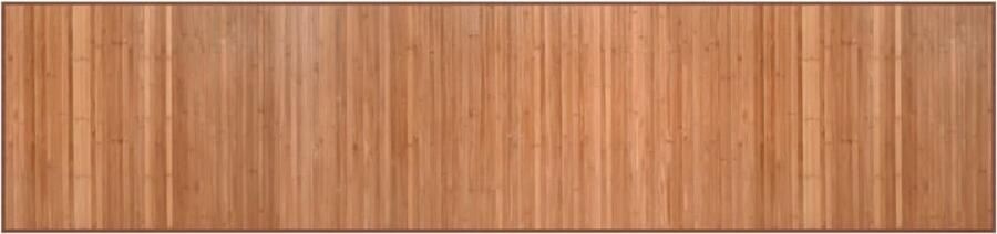 The Living Store Bamboe Tapijt 70 x 300 cm Duurzaam met anti-slip Naturel Bamboetapijt Vloertapijt Woonaccessoire Kamerdecoratie Natuurlijk Tapijt - Foto 2