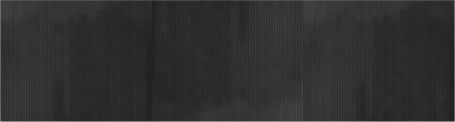 The Living Store Bamboe Tapijt 80 x 300 cm Duurzaam met Anti-slip Grijs Bamboetapijt Vloertapijt Grijstapijt Modern Tapijt Woonaccessoire - Foto 2