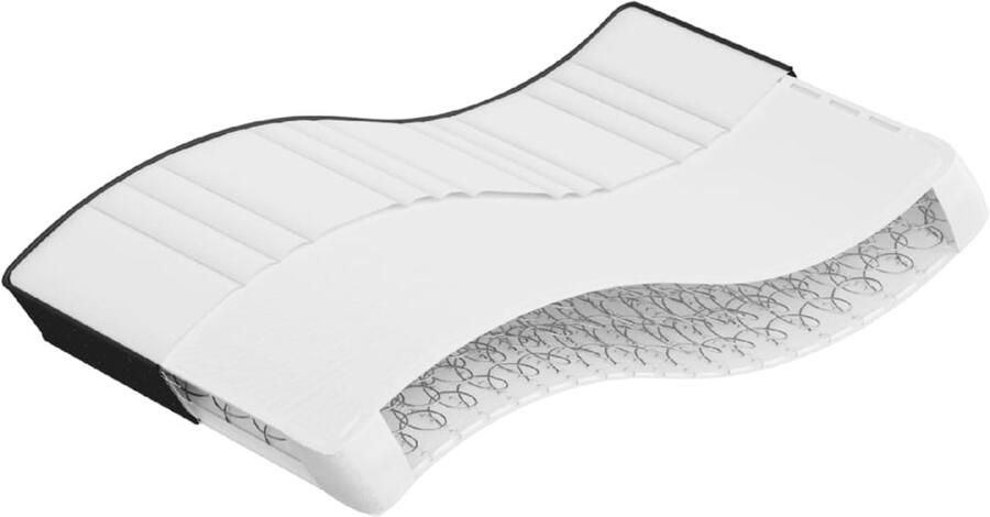 The Living Store Binnenveringmatras middelhard 100x200 cm Binnenveringmatras Binnenveringmatrassen Eenpersoonsmatras Eenpersoons Matras - Foto 2