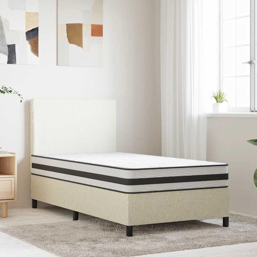 The Living Store Binnenveringmatras middelhard 120x200 cm Binnenveringmatras Binnenveringmatrassen Tweepersoonsmatras Tweepersoons Matras - Foto 2