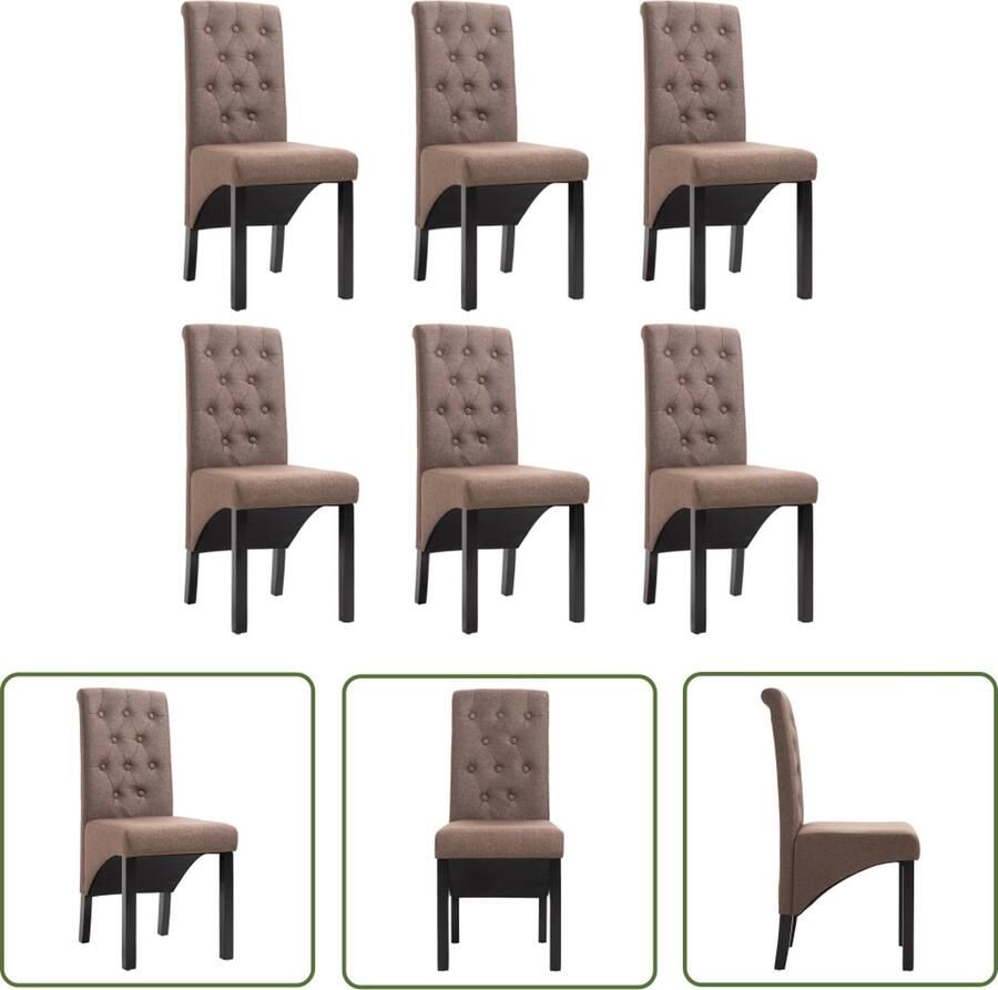 The Living Store Eetkamerstoelen Keukenstoelen 42 x 57 x 95 cm Ergonomisch design - Foto 3