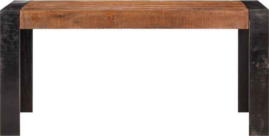 The Living Store IndustriÃle Eettafel Hout 160 x 80 x 76 cm Massief Mangohout Industriele Eettafel Mango Wood Eetkamertafel Salontafel Design Eettafel