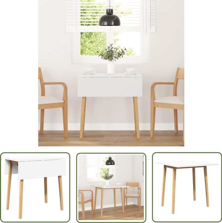 VidaXL Draaibare Sleutel Dynamische Sleutel Eettafel massief hout naturel rubber Gereedschapset Mechanica Tools Torque Wrench