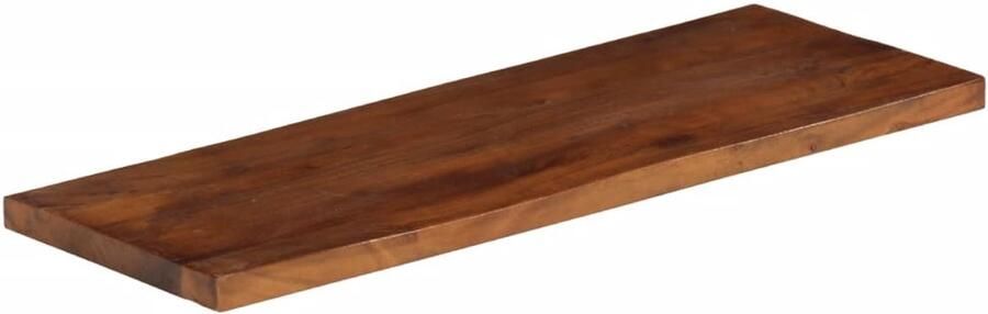 The Living Store Gerecycled Houten Tafelblad 80 x 20 x 2.5 cm Rustiek Design Tafelblad Houten Tafelblad Gerecycleerd Hout Vintage Tafelblad Landelijk Design - Foto 2