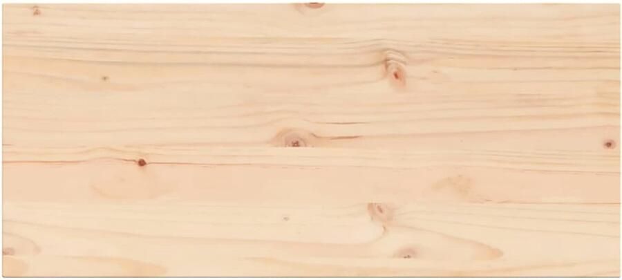 The Living Store Grenenhouten Tafelblad 100 x 50 x 1.7 cm Rustiek Design Tafeltje Tafelblad Grenenhout Rustic Design Vintage Stijl - Foto 2