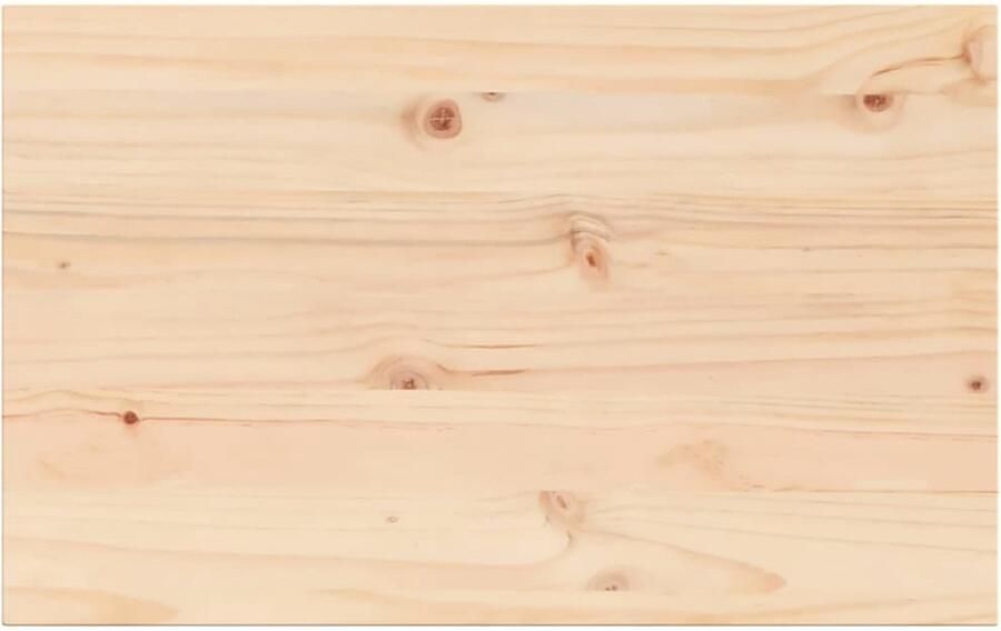 The Living Store Grenenhouten Tafelblad 80 x 50 x 2.5 cm Rustiek Ontwerp Tafelblad Houten Tafelblad Grenenhout Tafelblad Rustic Tafellaag Vintage Tafelblad - Foto 2