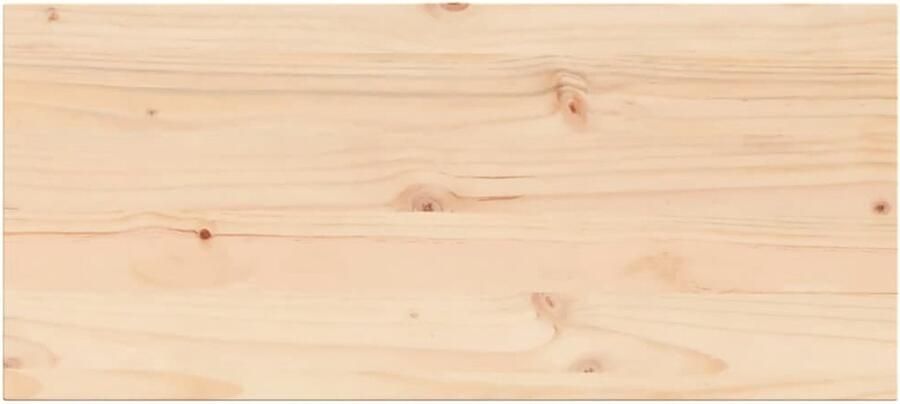 The Living Store Grenenhouten Tafelblad 90 x 40 x 1.7 cm Rustiek Ontwerp Tafeltje Tafelblad Grenenhout Rustic Vintage - Foto 3