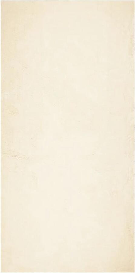 The Living Store HUARTE Vloerkleed 100 x 200 cm Crème 100% polyester 18 mm poolhoogte Vloerkleed Tapijt Kamerdecoratie Woonkamer Decoratie Slaapkamer Decoratie - Foto 2