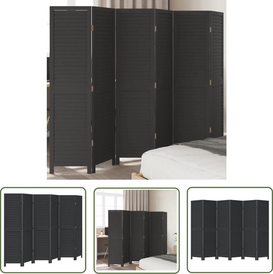 The Living Store Kamerscherm Massief Paulowniahout 210-215 x 160 cm Duurzaam en Flexibel