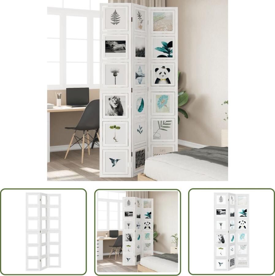 The Living Store Kamerscherm Privacyscherm 105-110 x 220 cm Massief Paulowniahout Kamerscherm Privacyscherm Houten Schermen Paulownia Hout Wandafscheiding