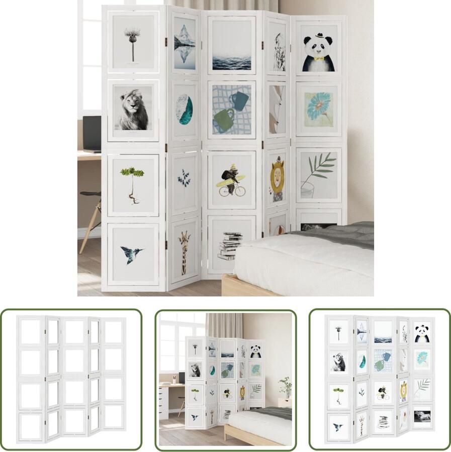 The Living Store Kamerscherm Privacyscherm Massief Paulowniahout 180x180 cm Flexibel en Multifunctioneel Kamerscherm Privacyscherm Houten Schermen Paulowniahout Wandafscheider