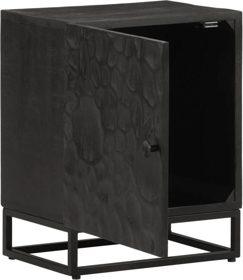 The Living Store Het in deze tekst lijkt te gaan over een nachtkastje Een gepaste geoptimaliseerde titel zou kunnen zijn- Nachtkastje Massief Mangohout 40 x 30 x 50 cm Opbergruimte - Foto 6