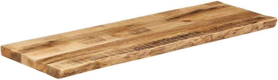 VidaXL The Living Store Tafelblad met natuurlijke rand 120x40x2 5 cm massief mangohout Tafelblad Mangohout Tafel Accessoires Tweedehands Tafel Vintage Tafel - Foto 2