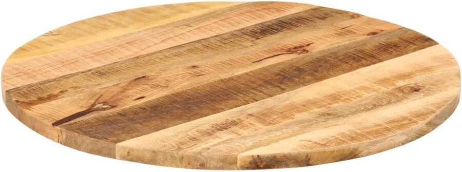 The Living Store Mangohouten Tafelblad 90 x 2.5 cm Rustiek massief hout Tafelblad Mangohout Houten Tafelblad Vintage Tafelblad Landelijke Tafelblad - Foto 2