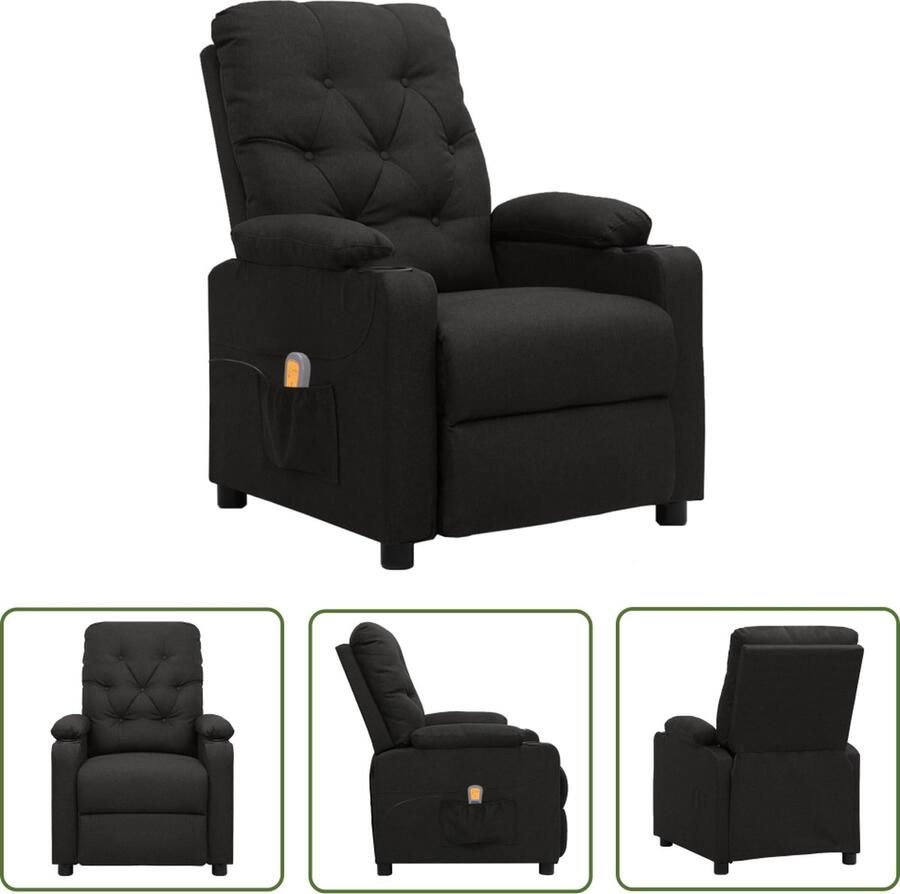 VidaXL The Living Store Massagefauteuil Massagestoelen 78.5 x 136.5 x 80.5 cm Verstelbaar - Foto 2