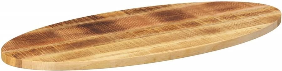The Living Store Mangohouten Tafelblad 90 x 40 x 3.8 cm Rustiek Ontwerp Tafelblad Mangohout Rustic Design Vintage Tafel Salontafel - Foto 2
