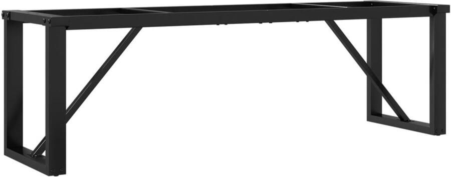 The Living Store O-frame tafelpoten 140 x 30 x 43 cm Massief gietijzeren tafelpoten Salontafel Potten Tafelpoten O Frame Gietijzeren Tafelpoten Industriële Tafelpoten Metalen Tafelpoten - Foto 2