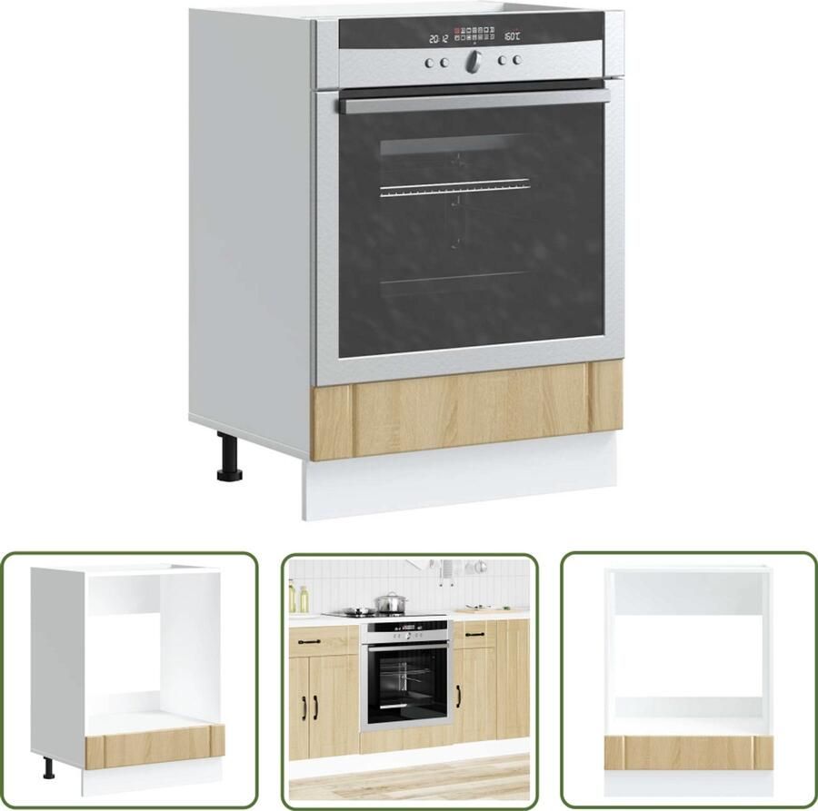 VidaXL Ovenkast Lucca bewerkt hout sonoma eikenkleurig Dynamische Sleutel Gereedschapset Klikmechanisme Torque Wrench Handgereedschap