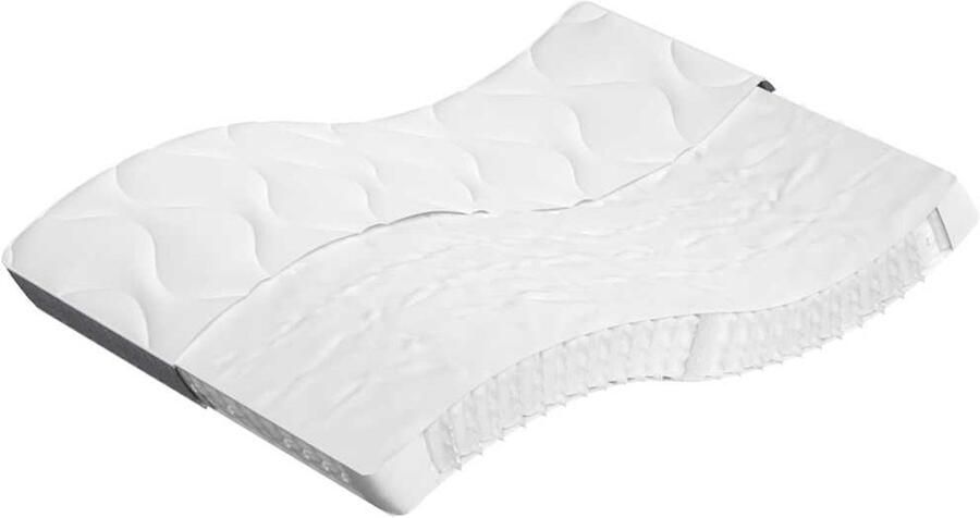 The Living Store Pocketveringmatras middelhard 140x200 cm Pocketveringmatras Pocketveringmatrassen Matras Pocketvering Matras Pocketveren - Foto 2