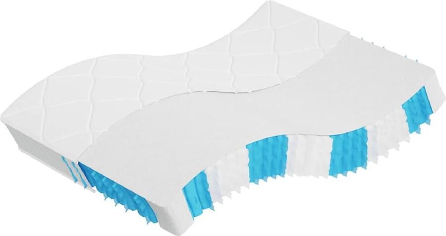 The Living Store Pocketveringmatras middelhard 140x200 cm Pocketveringmatras Pocketveringmatrassen Matras Pocketvering Matras Pocketveren