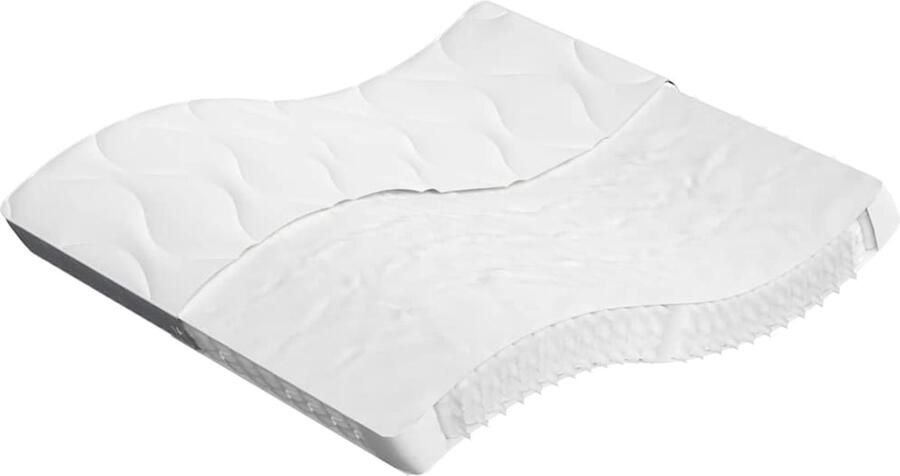 The Living Store Pocketveringmatras middelhard 180x200 cm Pocketveringmatras Pocketveringmatrassen Matras Pocketvering Matras Pocketveren - Foto 2