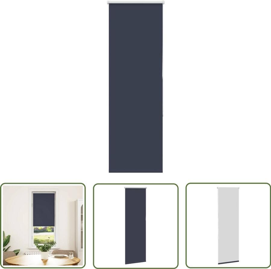 The Living Store Rolgordijn verduisterend 45x130cm stofbreedte 40 7 cm polyester Rolgordijnen Privacy Gordijnen Verduisteringsgordijnen Kamerscherm Woonkamer Decoratie