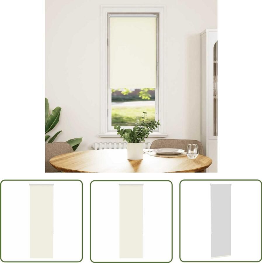 The Living Store Rolgordijn verduisterend 50x130 cm stofbreedte 45 7cm polyester Rolgordijn Privacy Gordijnen Lichtwerende Gordijnen Kamerscherm Interieur Decoratie