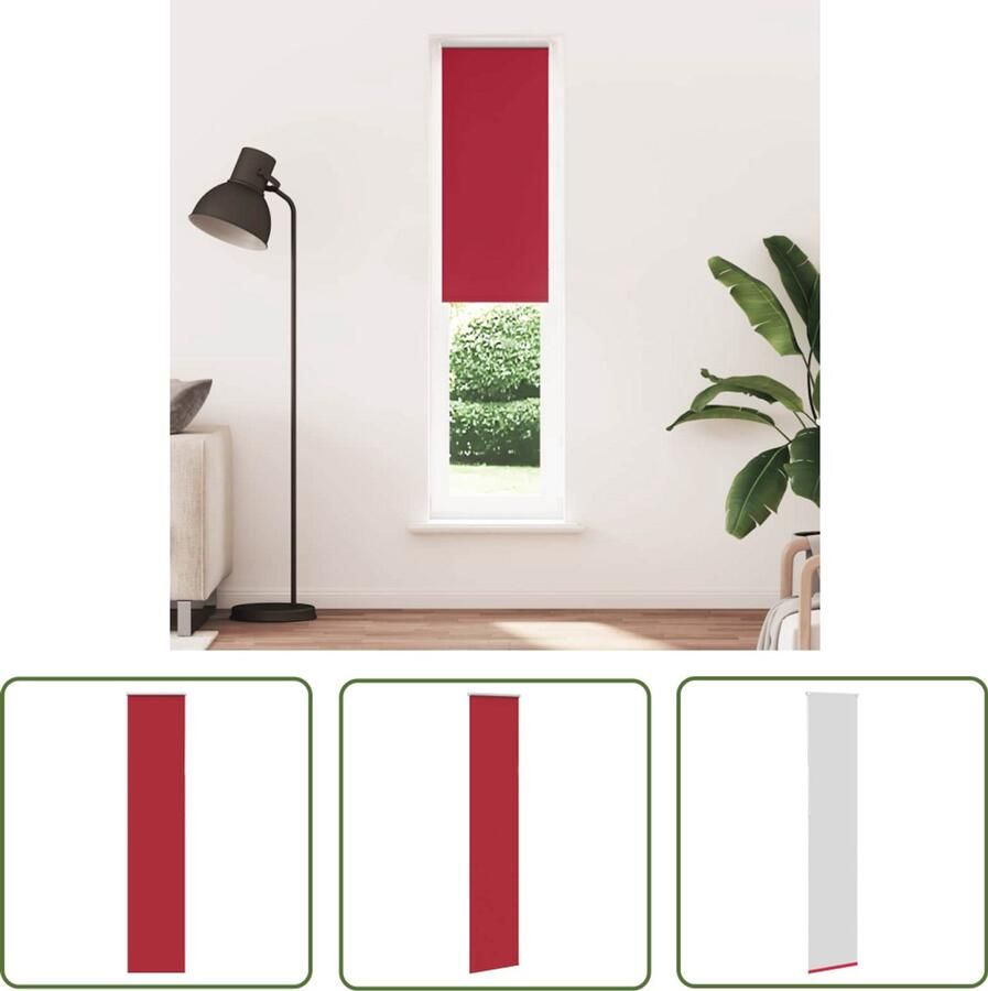 VidaXL Rolgordijn Verduisterend 50x210 cm Polyester Rolgordijnen Verduisterend Gordijn Privacy Gordijn Kamerscherm Woonaccessoire