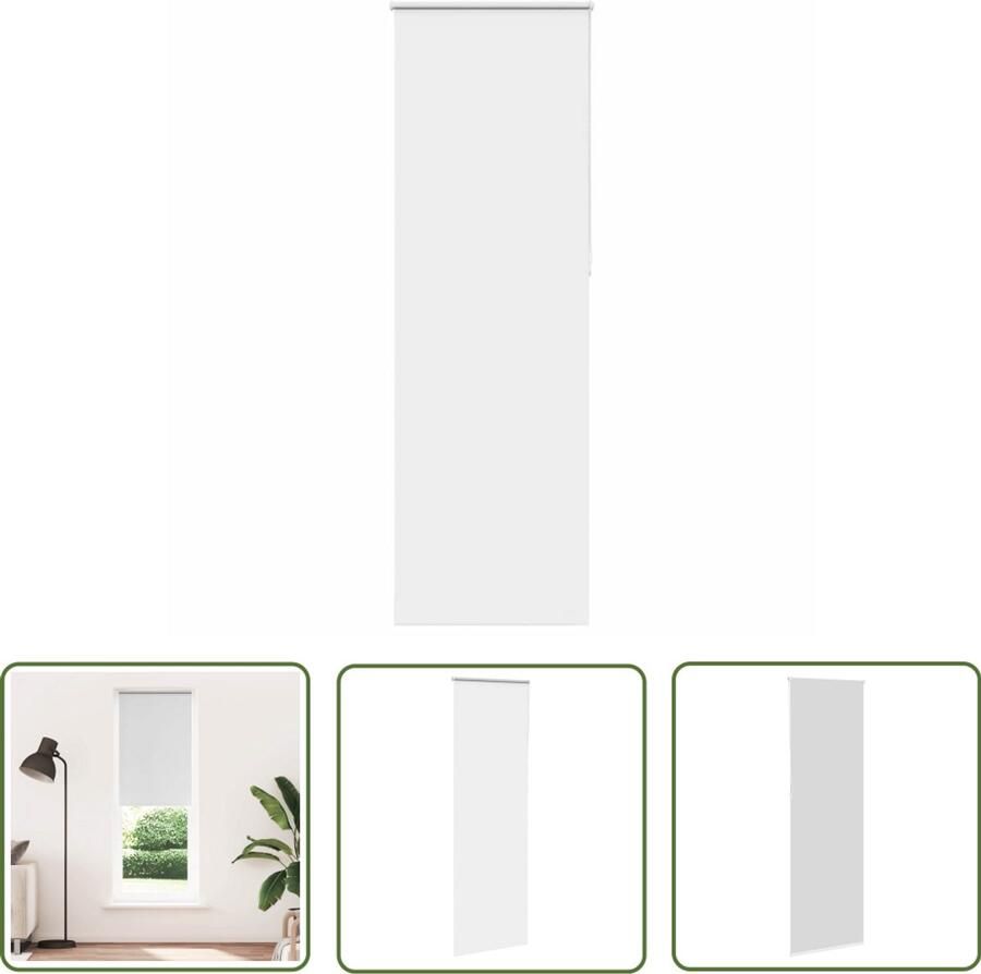 VidaXL Verduisterend Rolgordijn 65x230cm Polyester Rolgordijn Verduisterend Privacy Lichtregeling Kamerscherm