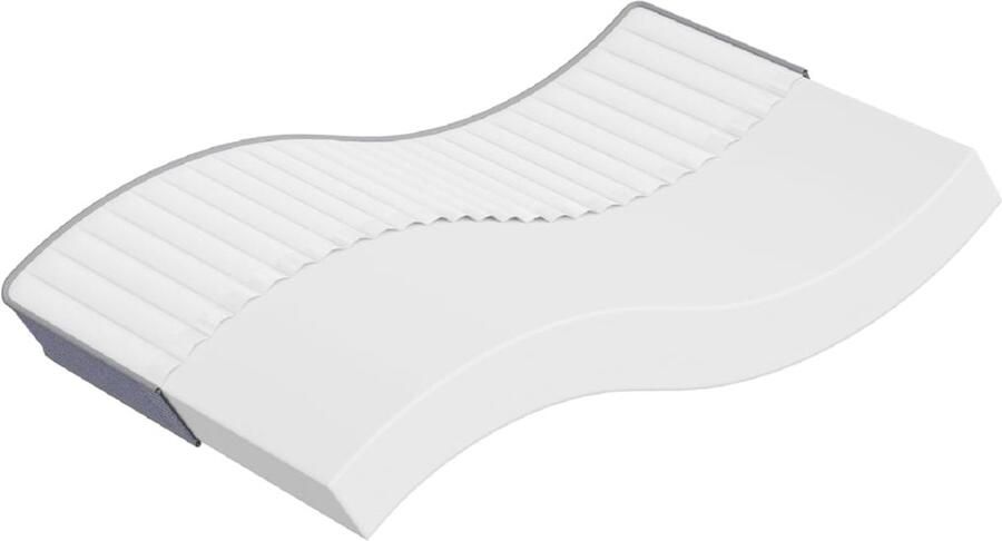 The Living Store Schuimmatras middelzacht 120x200 cm Schuimmatras Matras 120x200 Medium Hard Zwevende Bedden Topper - Foto 2