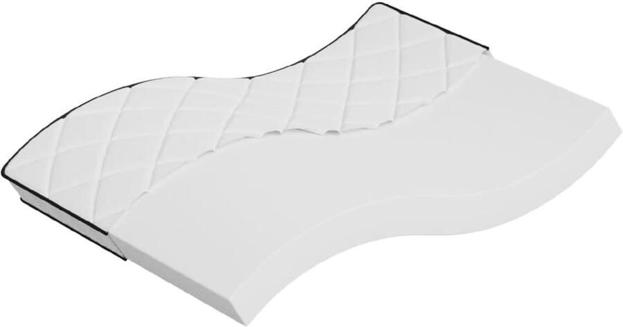 The Living Store Schuimmatras middelzacht 140x200 cm Schuimmatras Matras 140x200 Medium Firm Vezelvrij Matras Slaapcomfort - Foto 2