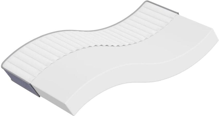 The Living Store Schuimmatras middelzacht 90x200 cm Schuimmatras Schuimmatrassen Eenpersoonsmatras Foam Matras - Foto 2