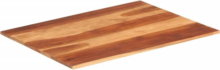 The Living Store Sheesham Houten Tafelblad 60x80 cm Rustieke Charme Houten Tafelblad Acacia Hout Vintage Tafelblad Landelijke Tafel Salontafel - Foto 4