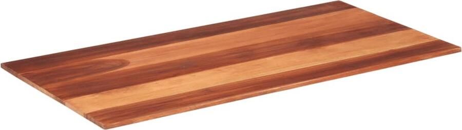 The Living Store Sheeshamhouten Tafelblad 60 x 120 cm Rustieke charme Massief hout Duurzaam Geschikt voor omgevingen Unieke kleuren Inclusief houtsteunen - Foto 5