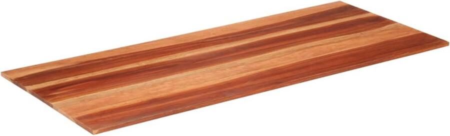 The Living Store Sheeshamhouten Tafelblad 60x140 cm Rustieke charme Massief materiaal Unieke kleuren Tafelblad Acacia Hout Landelijke Stijl Vintage Tafel Salontafel - Foto 4