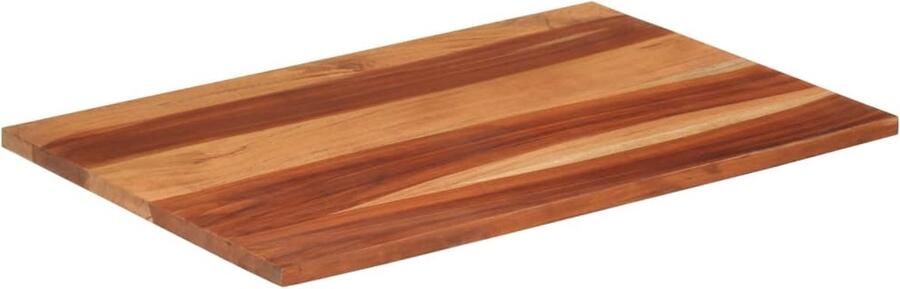 The Living Store Sheeshamhouten Tafelblad 60x90cm Rustieke charme Massief sheeshamhout Duurzaam en gemakkelijk schoon te maken Sheeshamhouten Tafelblad Acacia Tafelblad Houten Tafelblad Vintage Tafelblad Landelijke Tafelblad - Foto 5