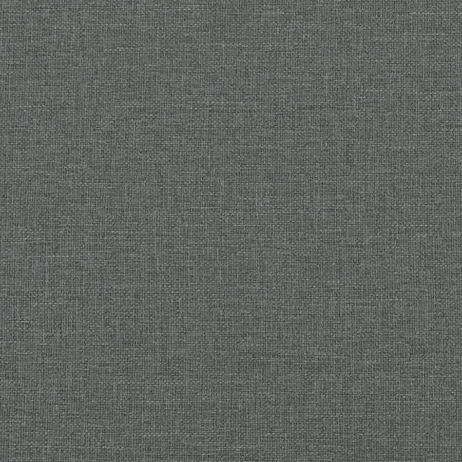 The Living Store Slaapbank L-vormige donkergrijs 255 x 140 x 70 cm 3 verstelbare posities ademend en duurzaam sterk multiplex frame comfortabele zitting Slaapbank L-vormig Sofa Hoekbank Tweepersoons Bank Comfortabele Bank - Foto 2