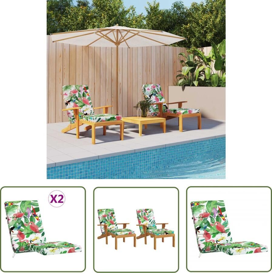 The Living Store Terrasstoelkussen Oxford stof 180 x 55 x 7 cm Duurzaam materiaal Zachte vulling Brede toepassing Anti-slipontwerp Waterafstotend Terrasstoel Kussentjes Oxford Stof Buitensteekus Lounge Kussens Tuinkussens