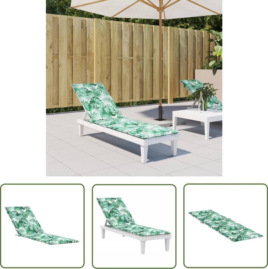 The Living Store Stoelkussens Oxford stof 180 x 50 x 3 cm Waterafstotend Terrasstoel Kussent Outdoor Kussens Tuinkussens Lounge Kussens Balkon Kussens