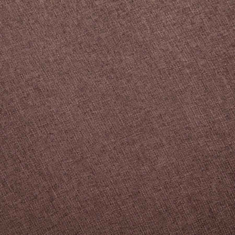 The Living Store Stoffen 2-zitsbank Bruin 156 x 82 x 75 cm Bredere zitting en dikke kussens Verwijderbare kussenhoezen Sterk houten frame en ijzeren poten - Foto 2