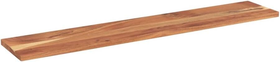 The Living Store Tafelblad rechthoekig 180x20x3 8 cm massief acaciahout Houten Tafelblad Acacia Hout Tafelblad Vervangen Rustic Design Bartafel - Foto 2