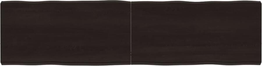 VidaXL Tafelblad Eikenhout Donkerbruin 160x40cm Eikenhouten Tafelblad Vervangen Salontafel Eetkamertafel Oak Wood Furniture Vintage Tafelblad Industrieel Tafelblad Rustiek Tafelblad