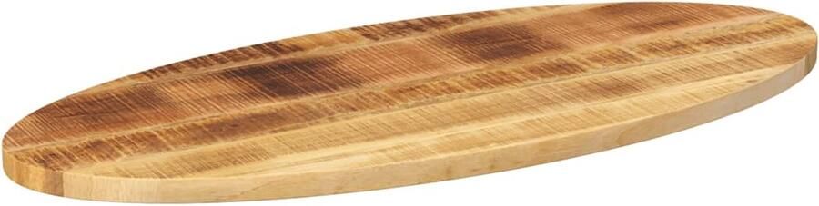 The Living Store Mangohouten Tafelblad 140 x 60 x 2.5 cm Rustiek en Robuust Houten Tafelblad Mangohout Tafelblad Vervangen Rustic Tafels Vintage Tafelblad - Foto 2