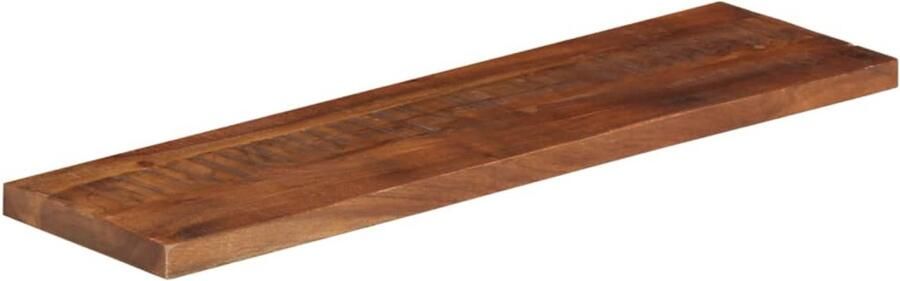 The Living Store Gerecycled Houten Tafelblad 100 x 20 x 2.5 cm Rustiek Ontwerp Houten Tafelblad Vervangen Vintage Tafel Landelijke Stijl Rustic Design