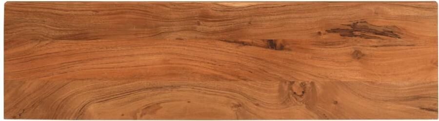 The Living Store Tafelblad rechthoekig 110x20x3 8 cm massief acaciahout Houten Tafelblad Acacia Hout Tafel Blad Vervangen Rustic Design Bartafel