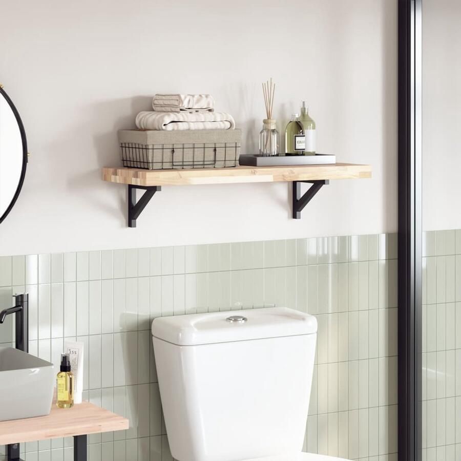 VidaXL The Living Store Tafelblad rechthoekig 80x30x4 cm massief acaciahout Tafelblad Acacia Hout Rechte Tafel Eetkamerstoel Salontafel