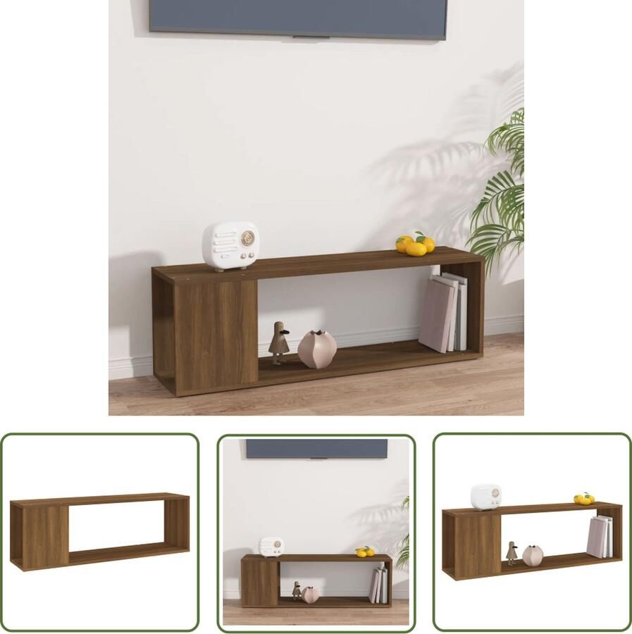 The Living Store TV Meubel Serie Tv-kast 100 x 24 x 32 cm Praktisch en stijlvol - Foto 2